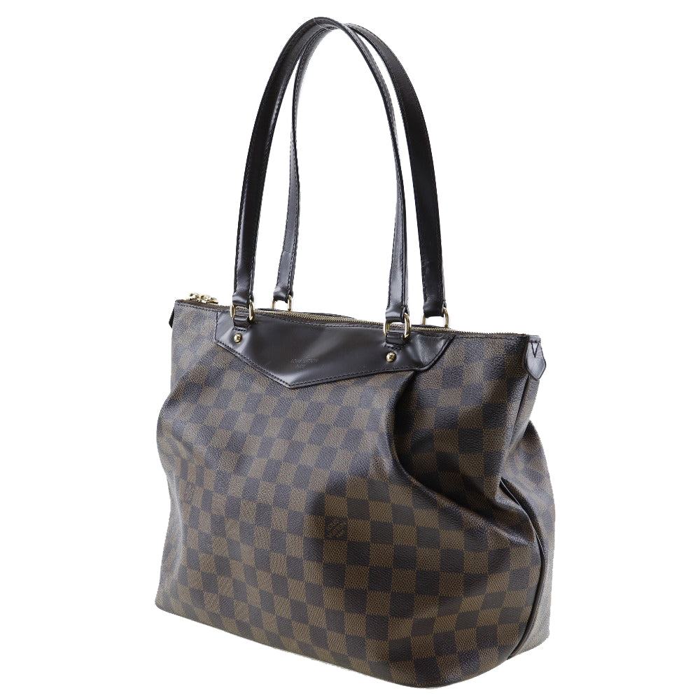 LOUIS VUITTON Shoulder Bag N41103 Damier canvas Brown Westminster GM Women Used Authentic