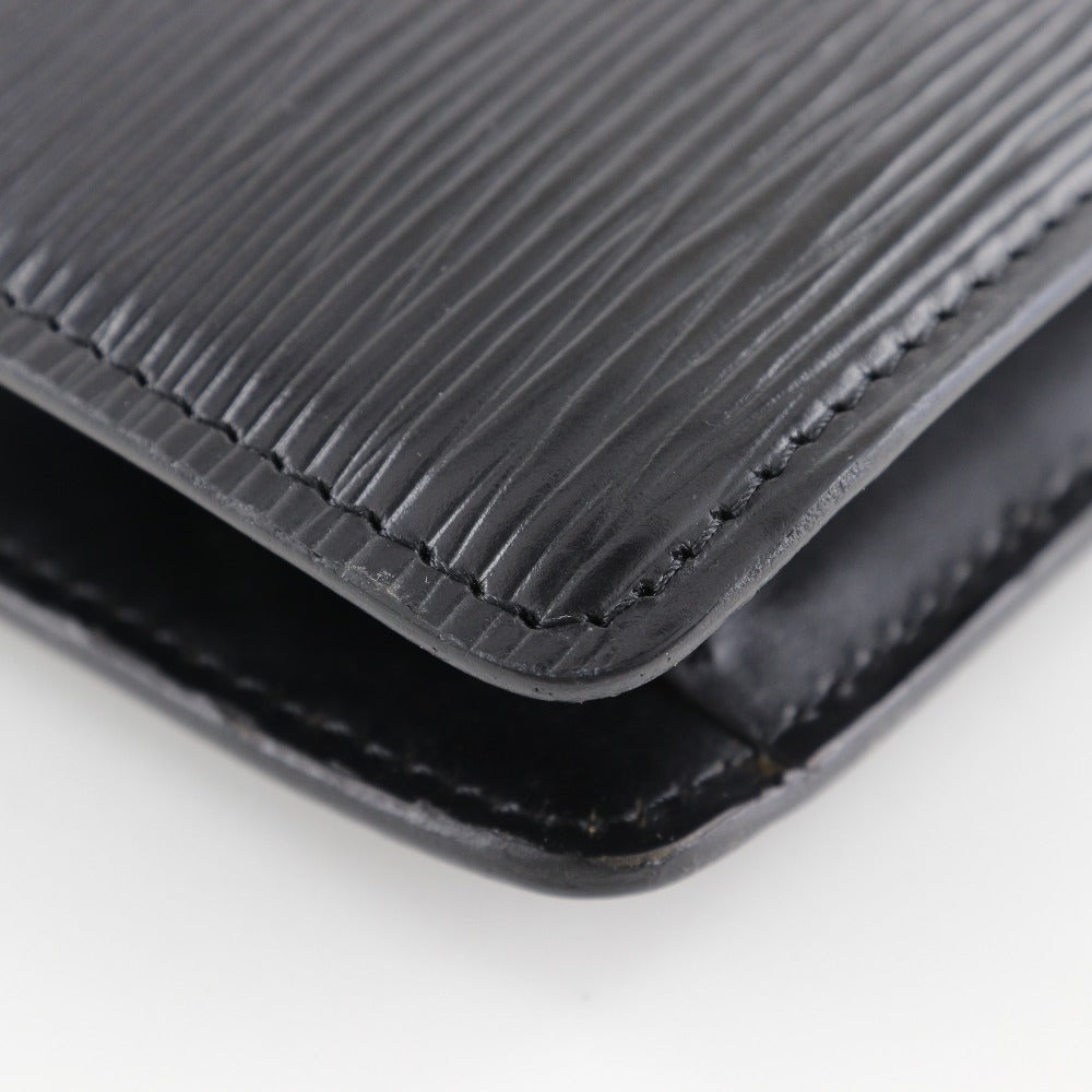 LOUIS VUITTON Clutch bag M52662 Epi Leather black business bag Montaigne 23