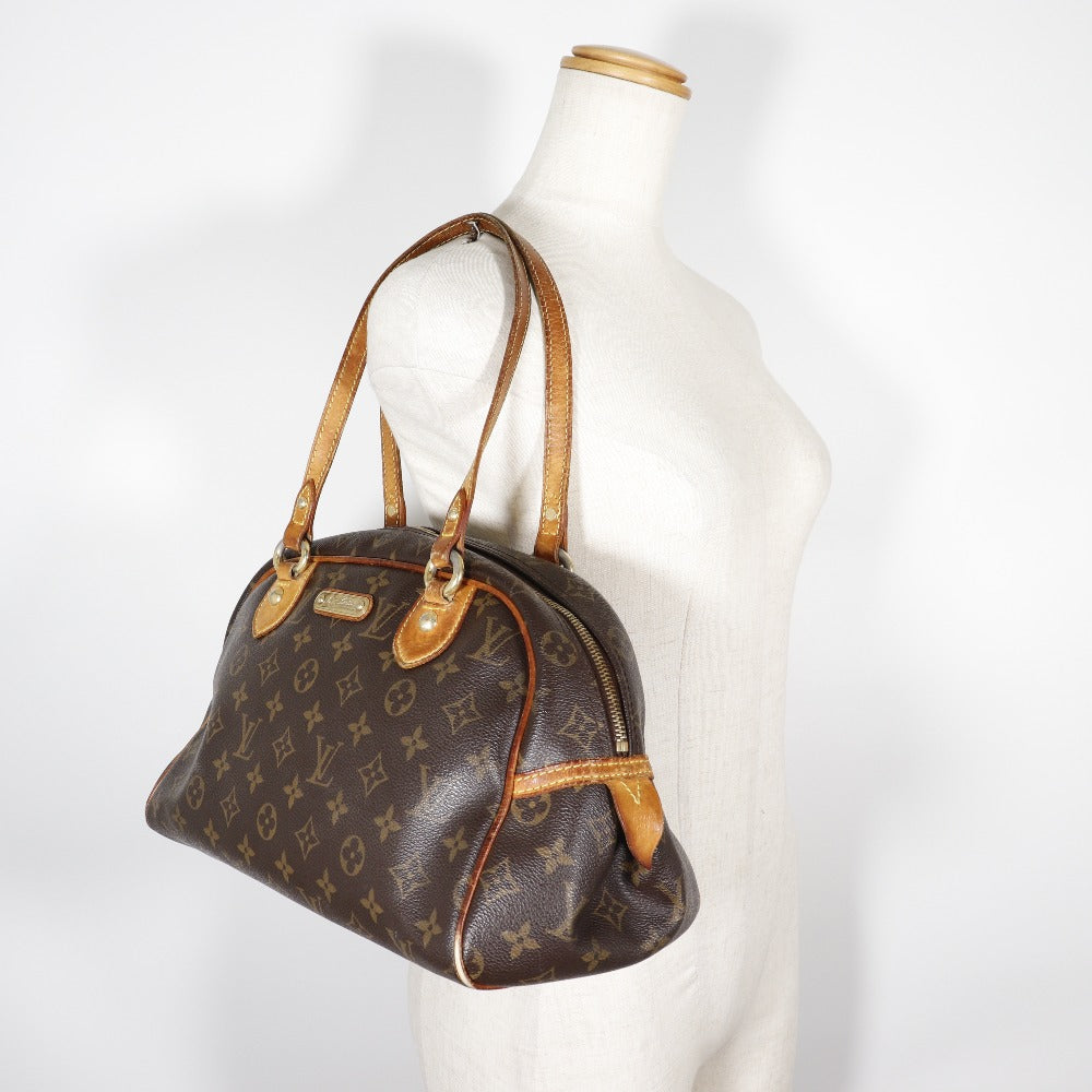 LOUIS VUITTON Shoulder Bag M95565 Monogram canvas Brown Montorgueil PM