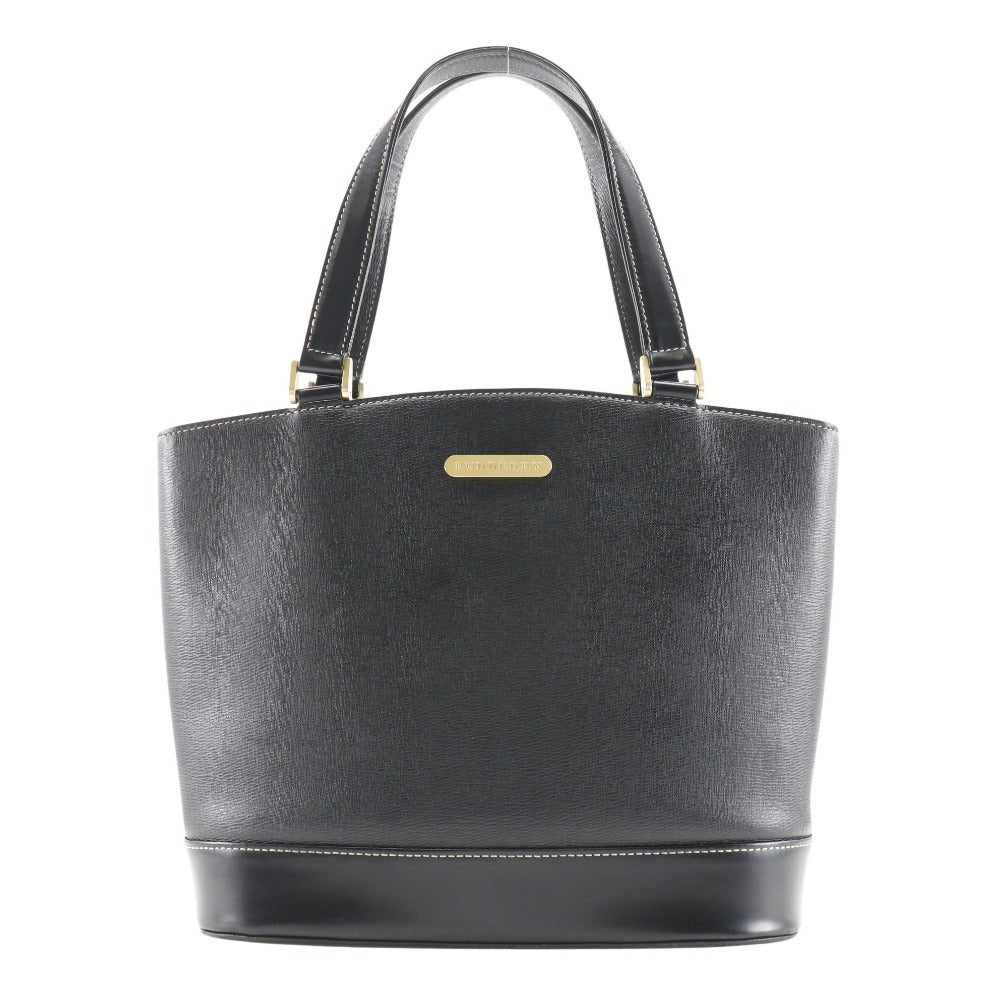 BURBERRY Handbag Calfskin black shadow horse With logo