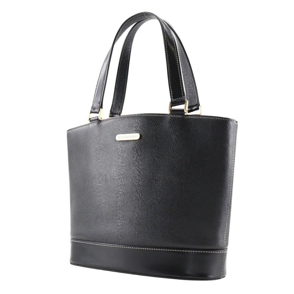 BURBERRY Handbag Calfskin black shadow horse With logo