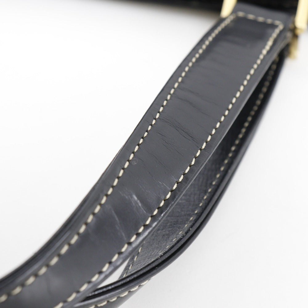 BURBERRY Handbag Calfskin black shadow horse With logo