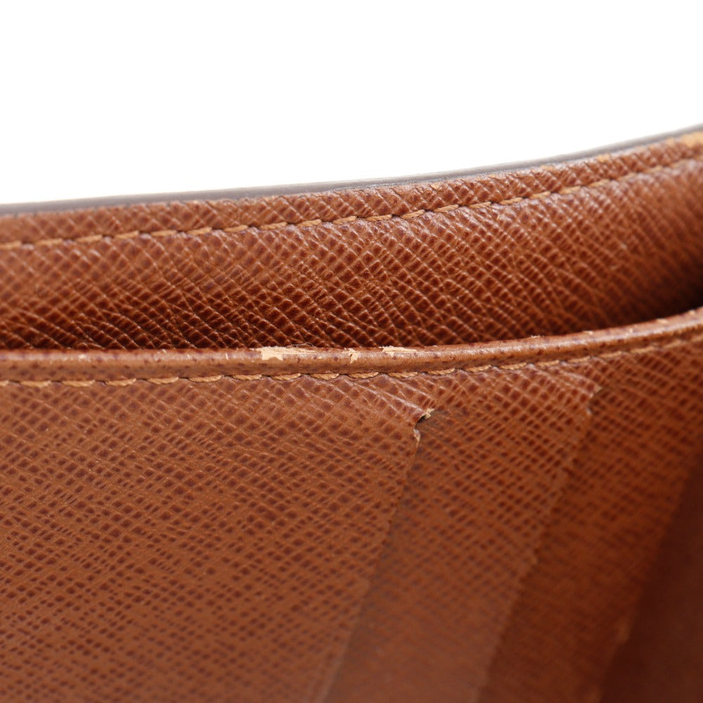 LOUIS VUITTON Bifold Wallet M61667 Monogram canvas Brown Compact zip
