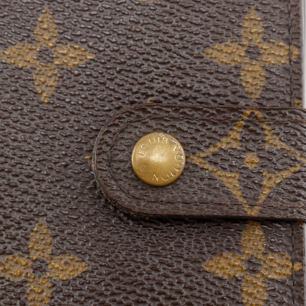 LOUIS VUITTON Bifold Wallet M61667 Monogram canvas Brown Compact zip