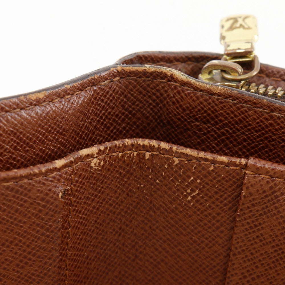 LOUIS VUITTON Bifold Wallet M61667 Monogram canvas Brown Compact zip