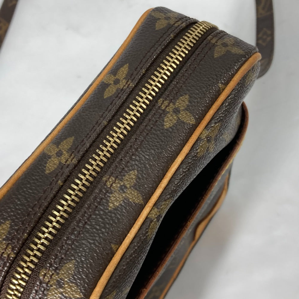 LOUIS VUITTON Shoulder Bag M45266 Monogram canvas Brown Monogram Danube Women Used Authentic