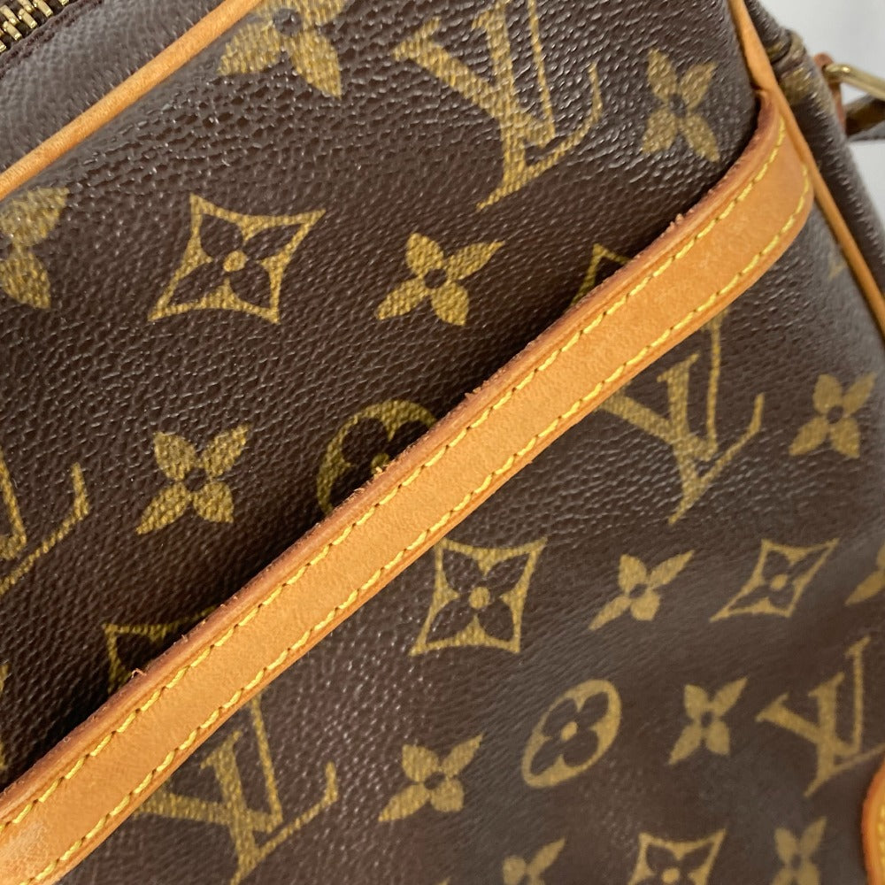 LOUIS VUITTON Shoulder Bag M45266 Monogram canvas Brown Monogram Danube Women Used Authentic