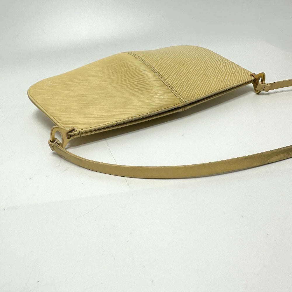 LOUIS VUITTON Shoulder Bag M5262A Epi Leather beige Epi Pochette de Mirune Women Used Authentic