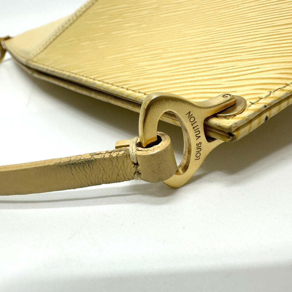 LOUIS VUITTON Shoulder Bag M5262A Epi Leather beige Epi Pochette de Mirune Women Used Authentic
