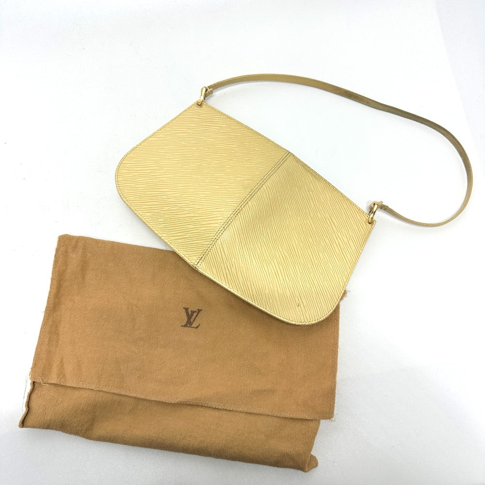 LOUIS VUITTON Shoulder Bag M5262A Epi Leather beige Epi Pochette de Mirune Women Used Authentic
