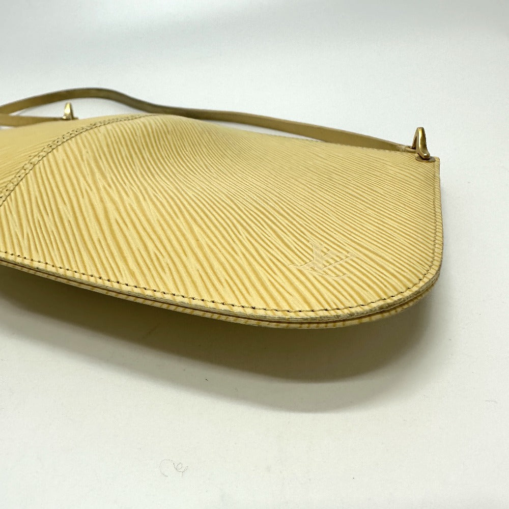 LOUIS VUITTON Shoulder Bag M5262A Epi Leather beige Epi Pochette de Mirune Women Used Authentic