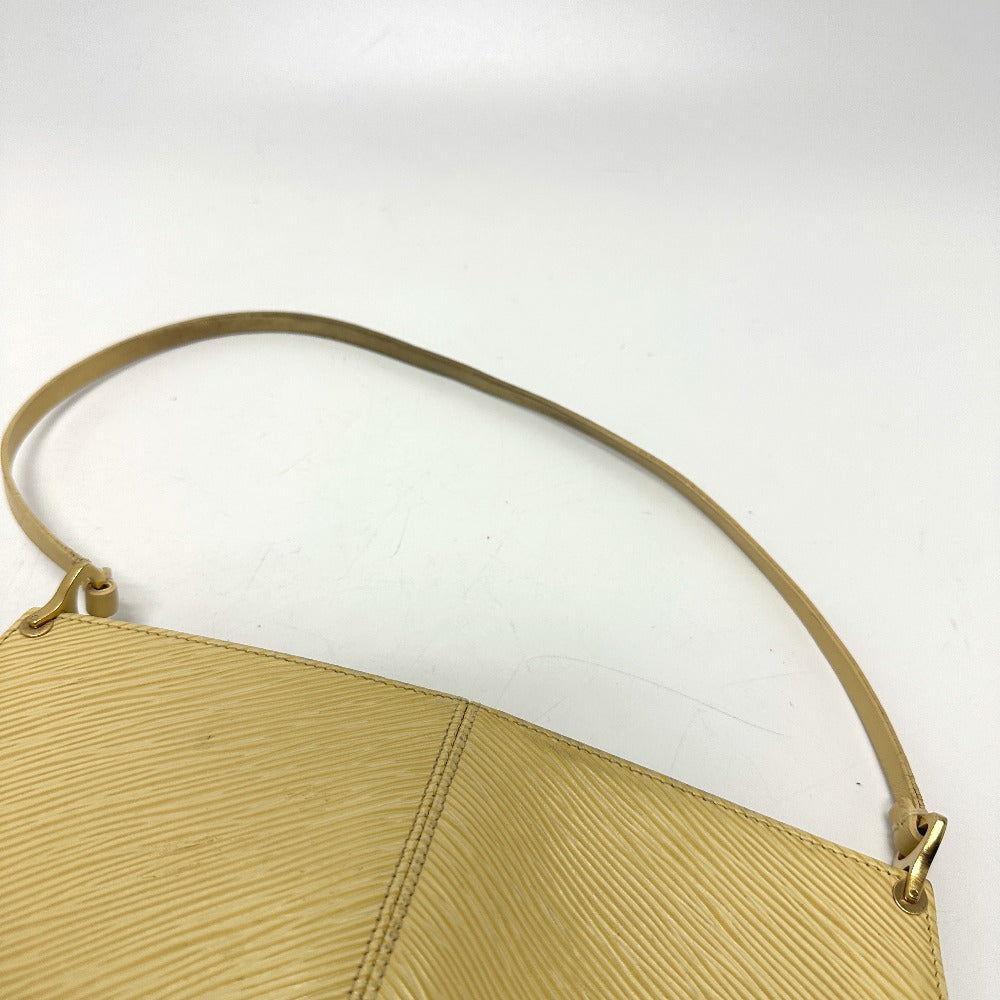 LOUIS VUITTON Shoulder Bag M5262A Epi Leather beige Epi Pochette de Mirune Women Used Authentic