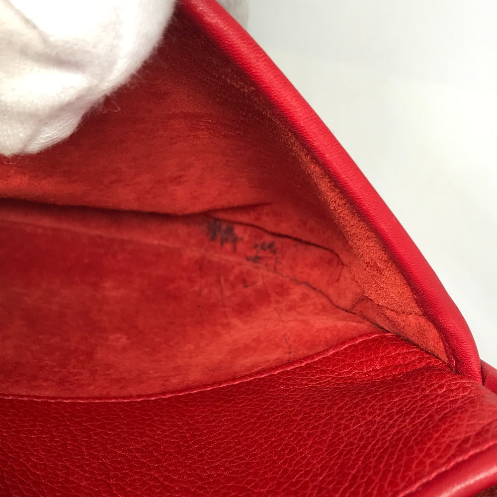 GUCCI Shoulder Bag 007.261.0107 leather Red Old Gucci Interlocking G
