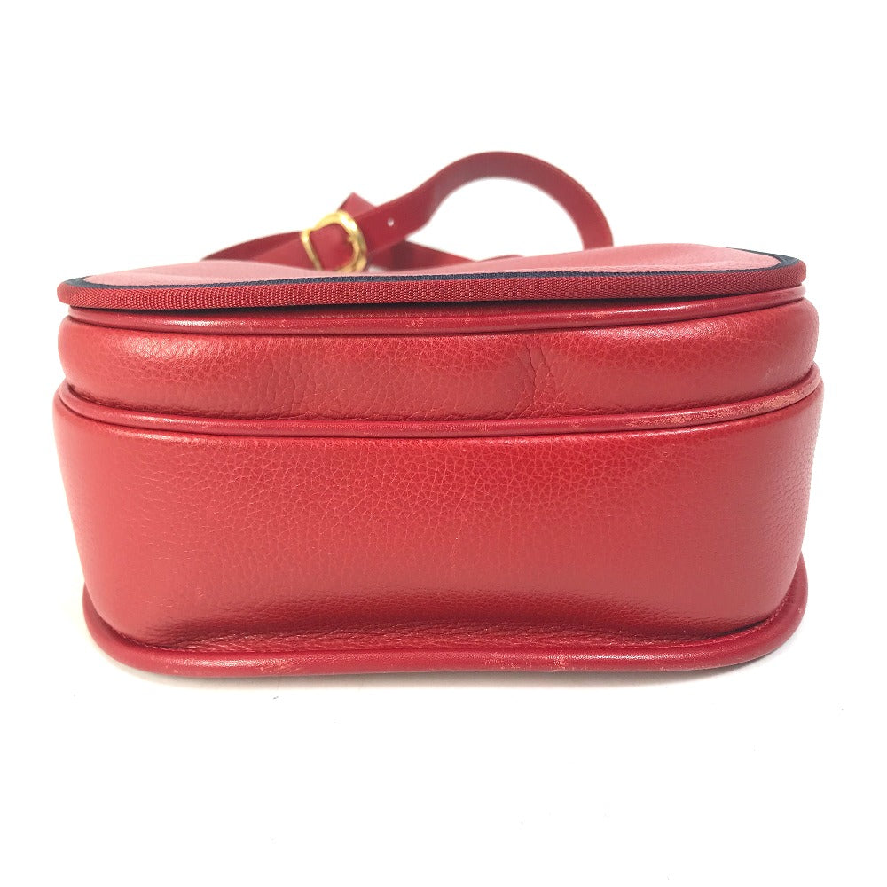 GUCCI Shoulder Bag 007.261.0107 leather Red Old Gucci Interlocking G
