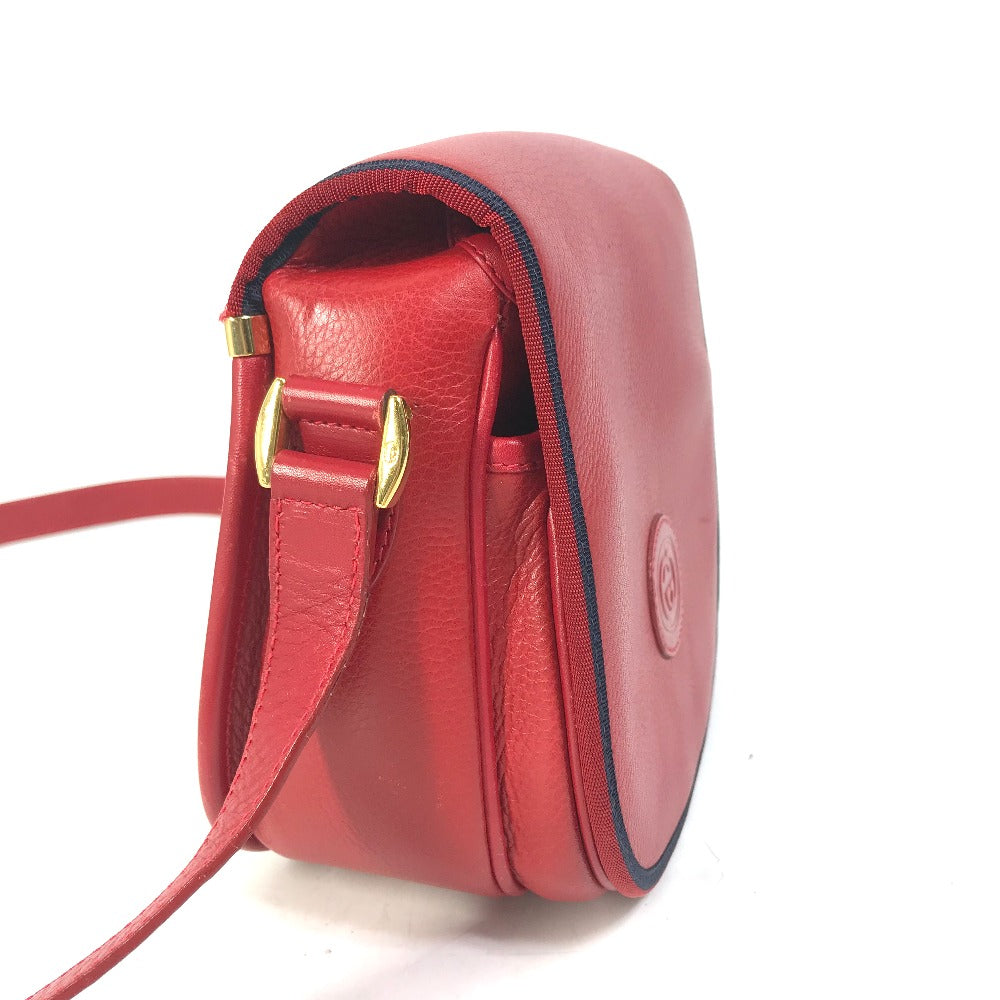 GUCCI Shoulder Bag 007.261.0107 leather Red Old Gucci Interlocking G