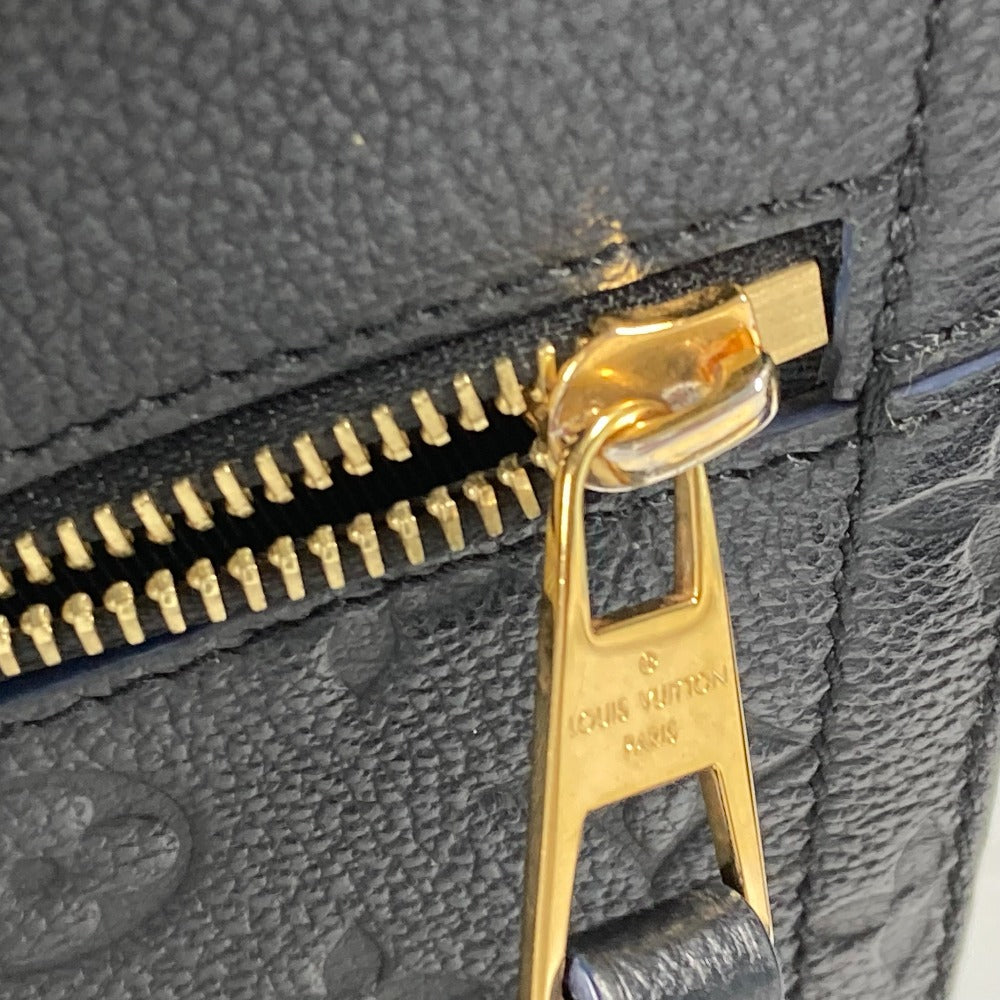 LOUIS VUITTON Handbag M54196 Monogram Ann Platt Leather Navy Monogram Ann Platt Three PM Women Used Authentic