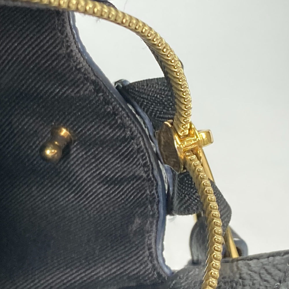 LOUIS VUITTON Handbag M54196 Monogram Ann Platt Leather Navy Monogram Ann Platt Three PM Women Used Authentic