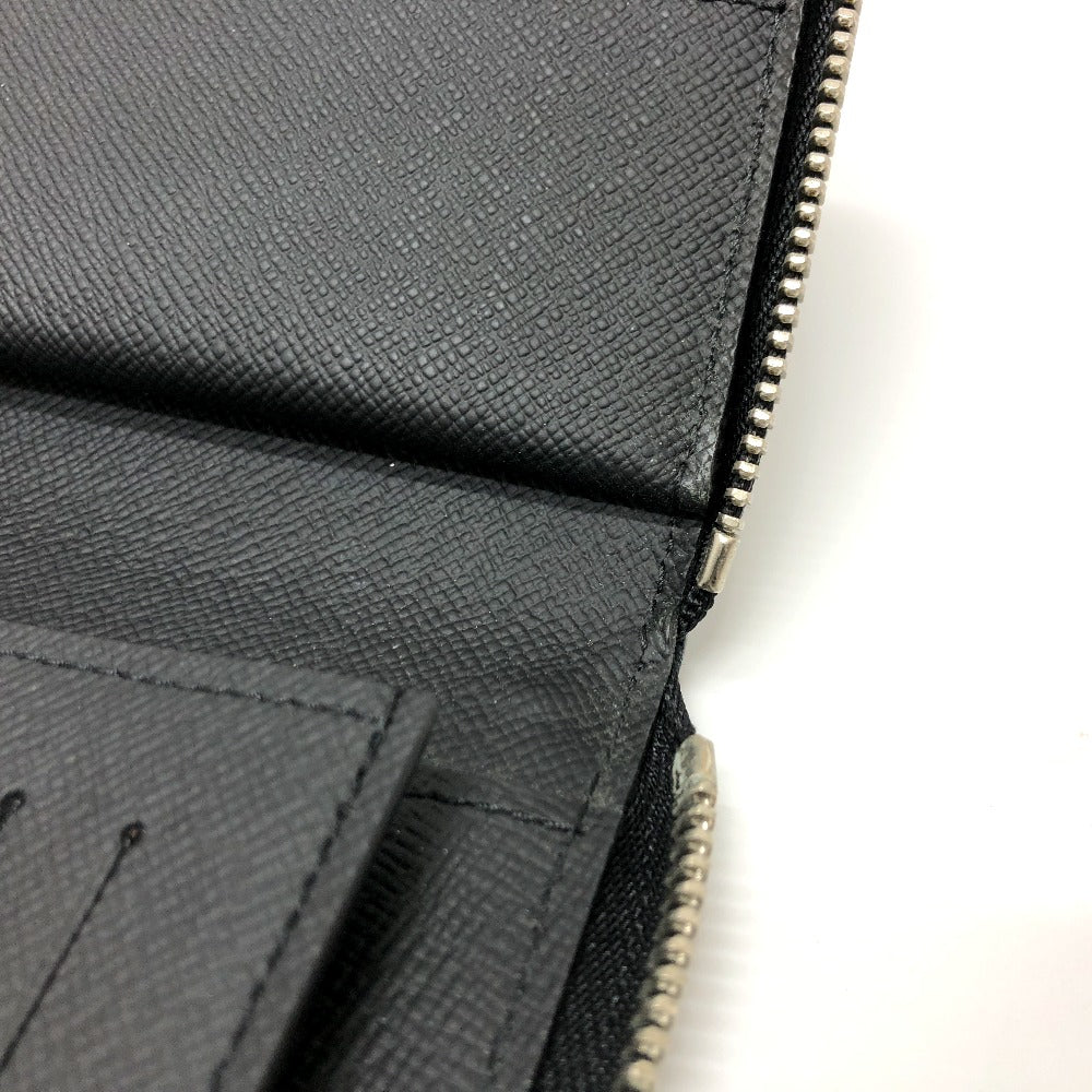 LOUIS VUITTON Long Wallet Purse M60965 Epi Leather black Epi Zippy Wallet Vertical mens Used Authentic