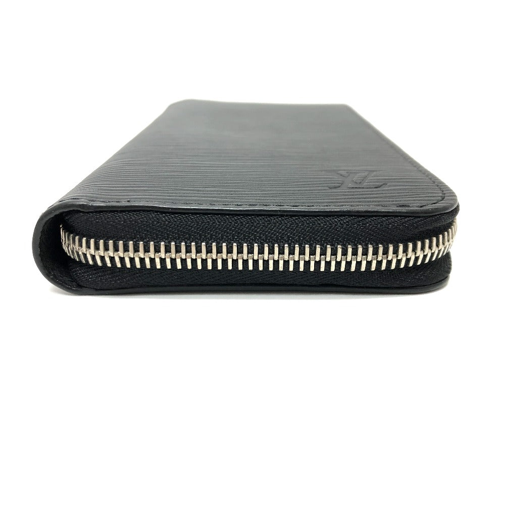 LOUIS VUITTON Long Wallet Purse M60965 Epi Leather black Epi Zippy Wallet Vertical mens Used Authentic
