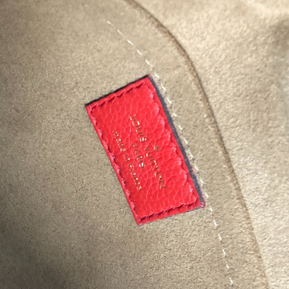 LOUIS VUITTON Handbag M44286 Monogram canvas, leather Red Monogram Marignan Women Used Authentic
