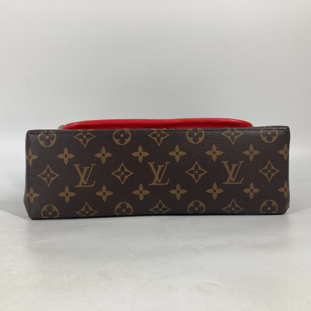 LOUIS VUITTON Handbag M44286 Monogram canvas, leather Red Monogram Marignan Women Used Authentic