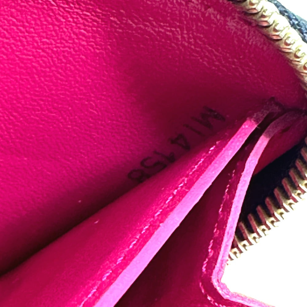 LOUIS VUITTON Long Wallet Purse M63102 Taurillon Clemence Leather black Portefeuille comet