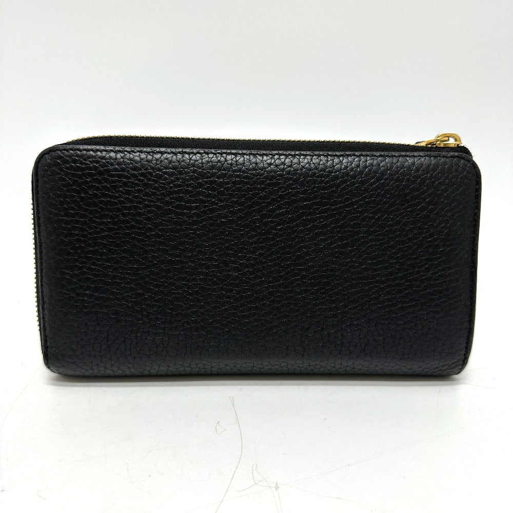 LOUIS VUITTON Long Wallet Purse M63102 Taurillon Clemence Leather black Portefeuille comet