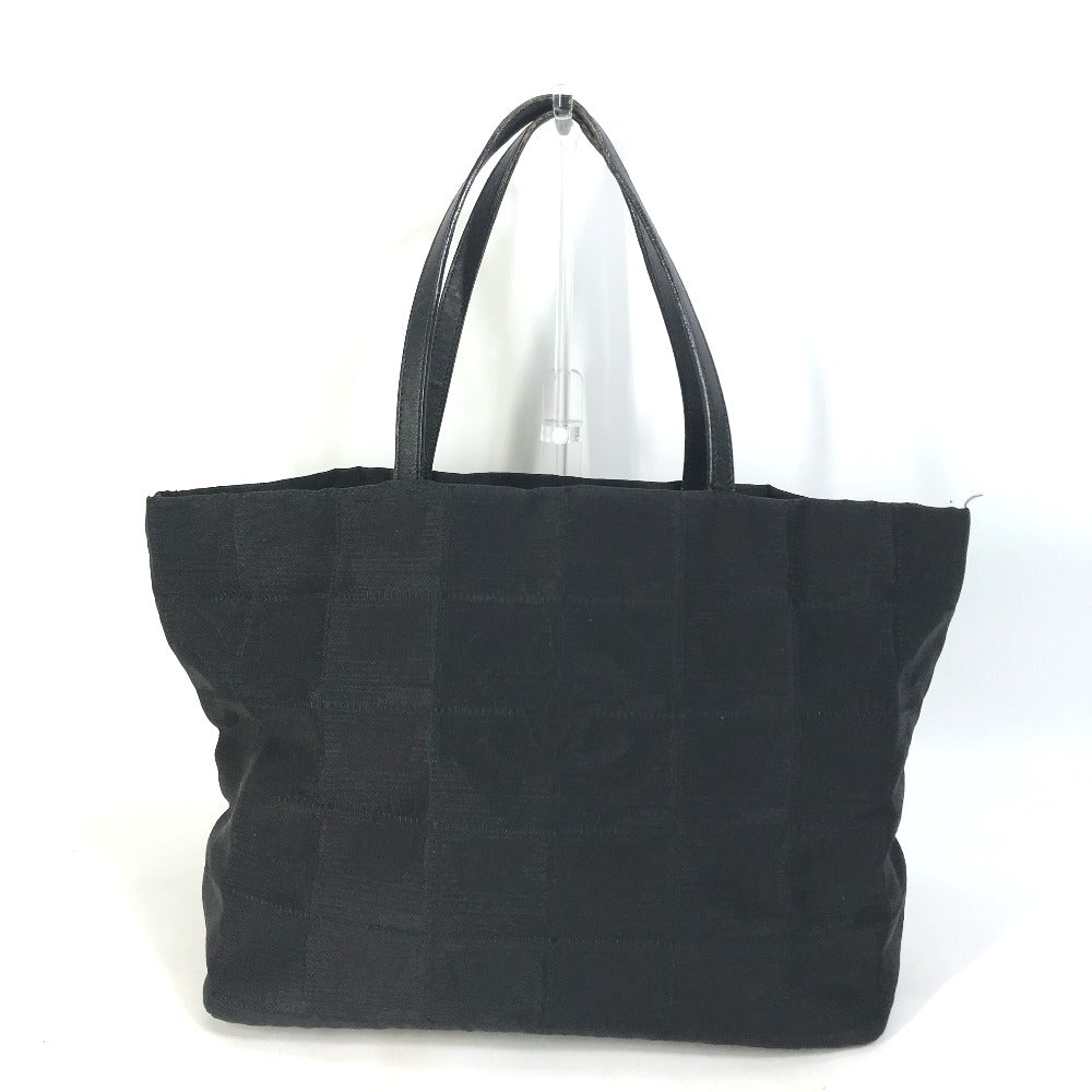 CHANEL Tote Bag A15991 Nylon / leather black CC COCO Mark New Travel Line MM