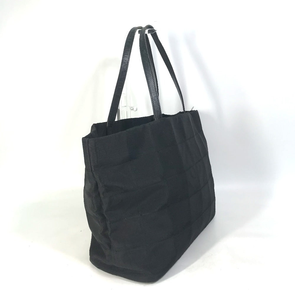 CHANEL Tote Bag A15991 Nylon / leather black CC COCO Mark New Travel Line MM