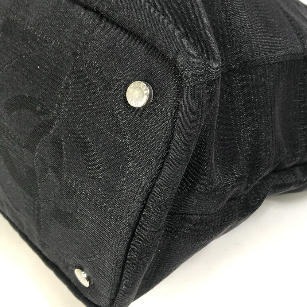 CHANEL Tote Bag A15991 Nylon / leather black CC COCO Mark New Travel Line MM