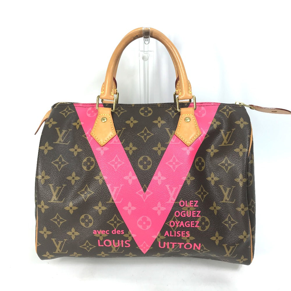 LOUIS VUITTON Boston Duffel bag M41533 Monogram canvas Brown Monogram V Speedy 30