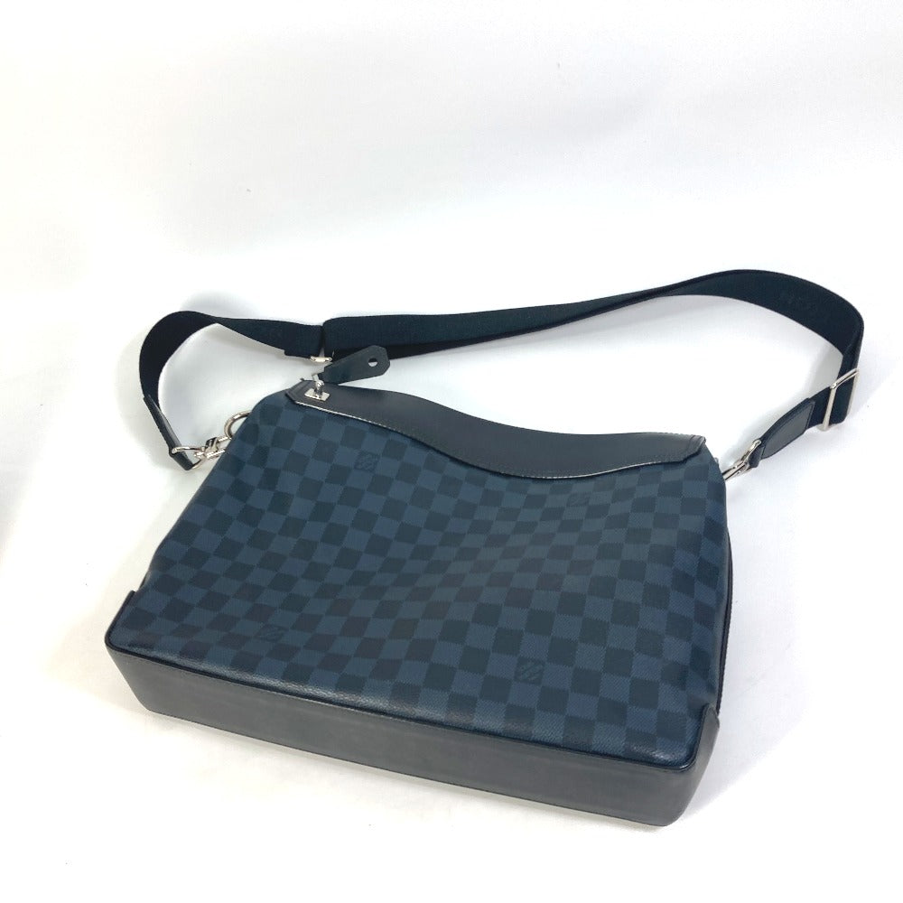 LOUIS VUITTON Shoulder Bag N41348 Damier Cobalt Canvas Navy Damier Cobalt Messenger Greenwich mens Used Authentic