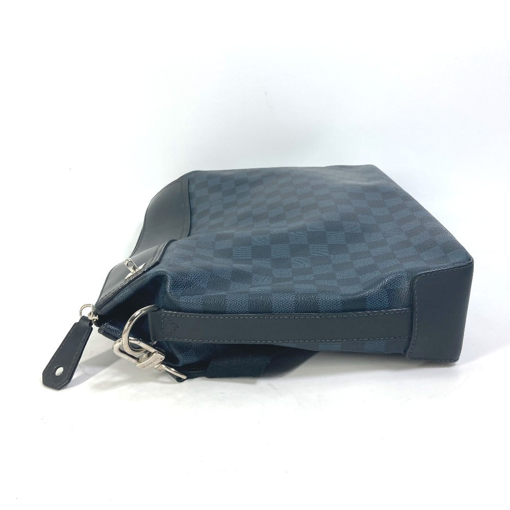 LOUIS VUITTON Shoulder Bag N41348 Damier Cobalt Canvas Navy Damier Cobalt Messenger Greenwich mens Used Authentic