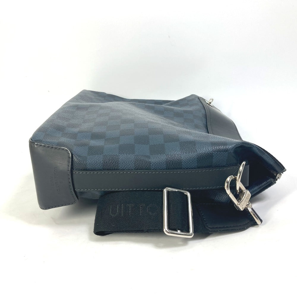 LOUIS VUITTON Shoulder Bag N41348 Damier Cobalt Canvas Navy Damier Cobalt Messenger Greenwich mens Used Authentic