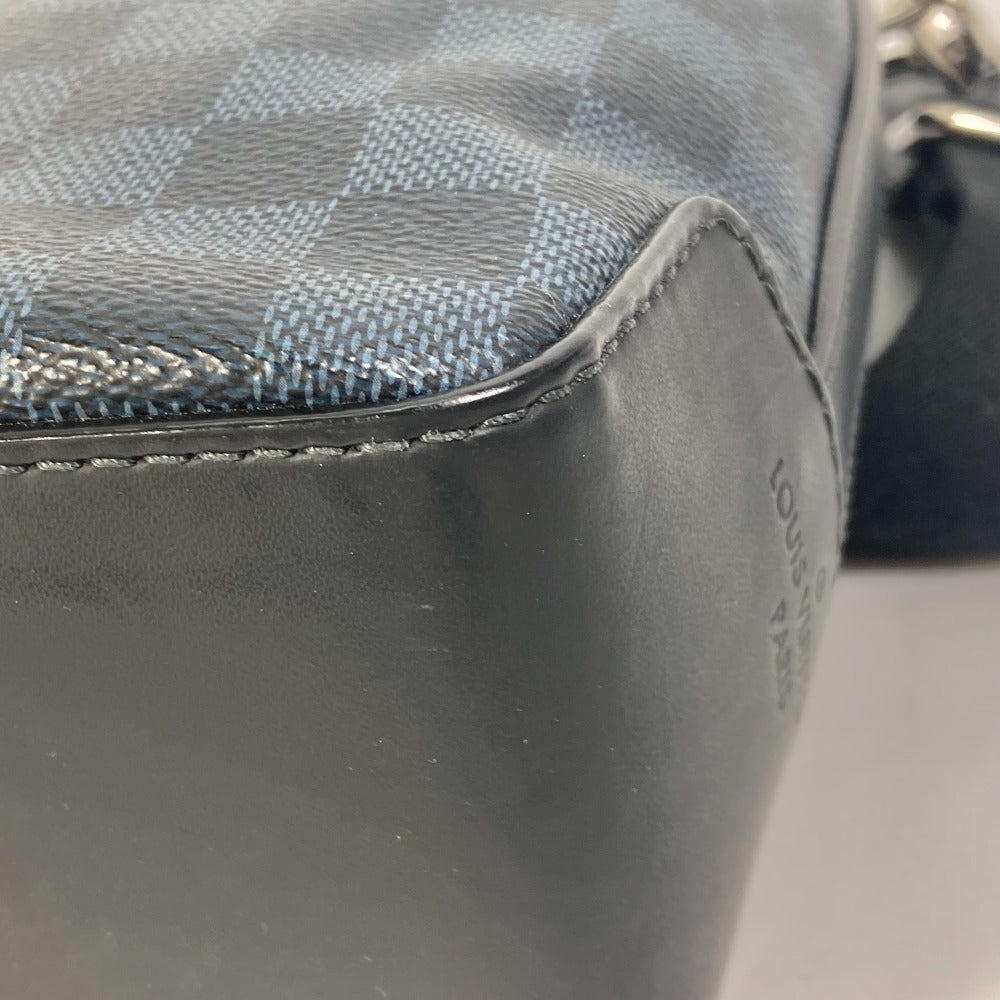 LOUIS VUITTON Shoulder Bag N41348 Damier Cobalt Canvas Navy Damier Cobalt Messenger Greenwich mens Used Authentic