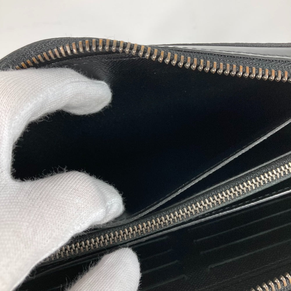 LOUIS VUITTON Long Wallet Purse M61698 Monogram Eclipse Canvas black Monogram Eclipse Zippy XL mens Used Authentic
