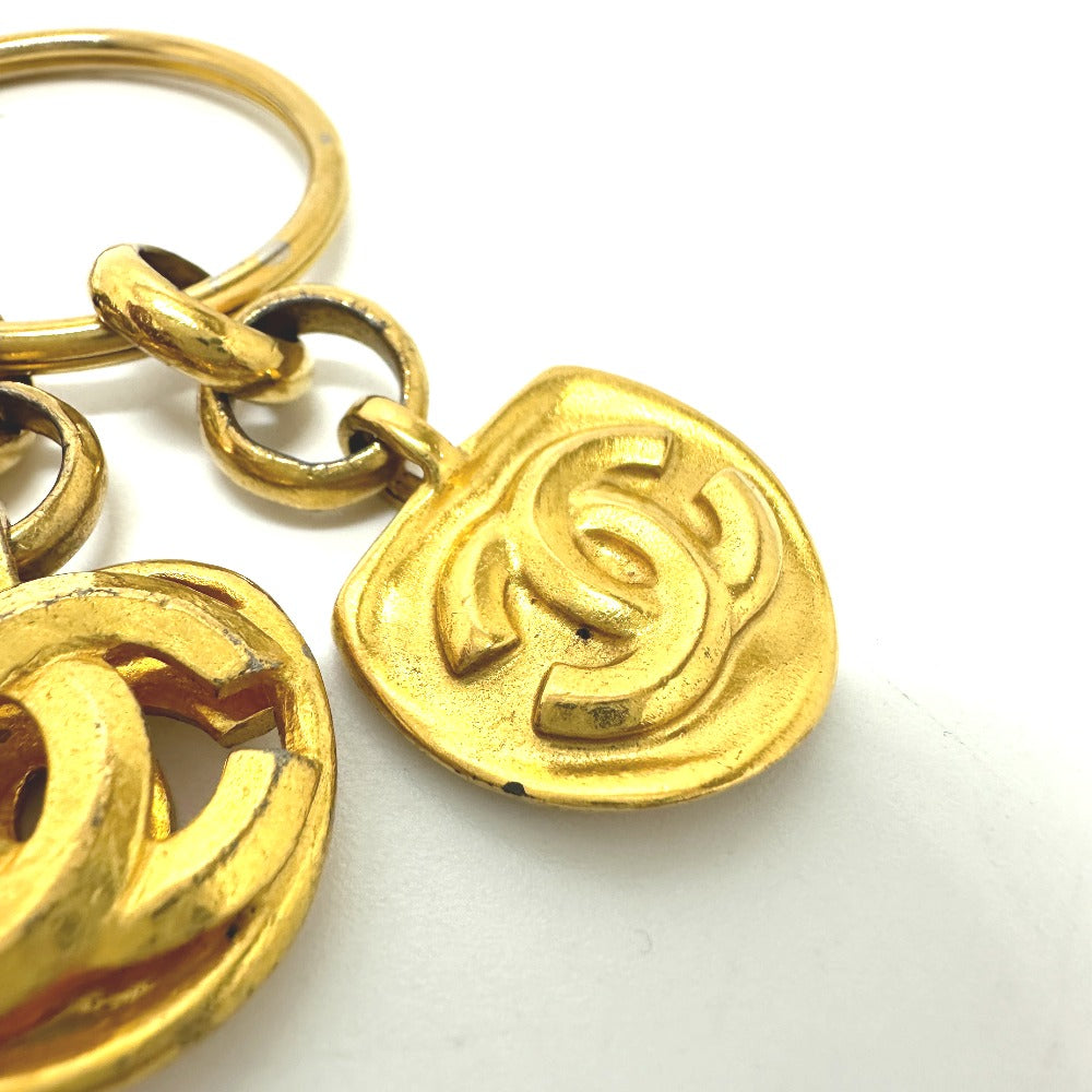 CHANEL charm Gold Plated gold COCO Mark vintage