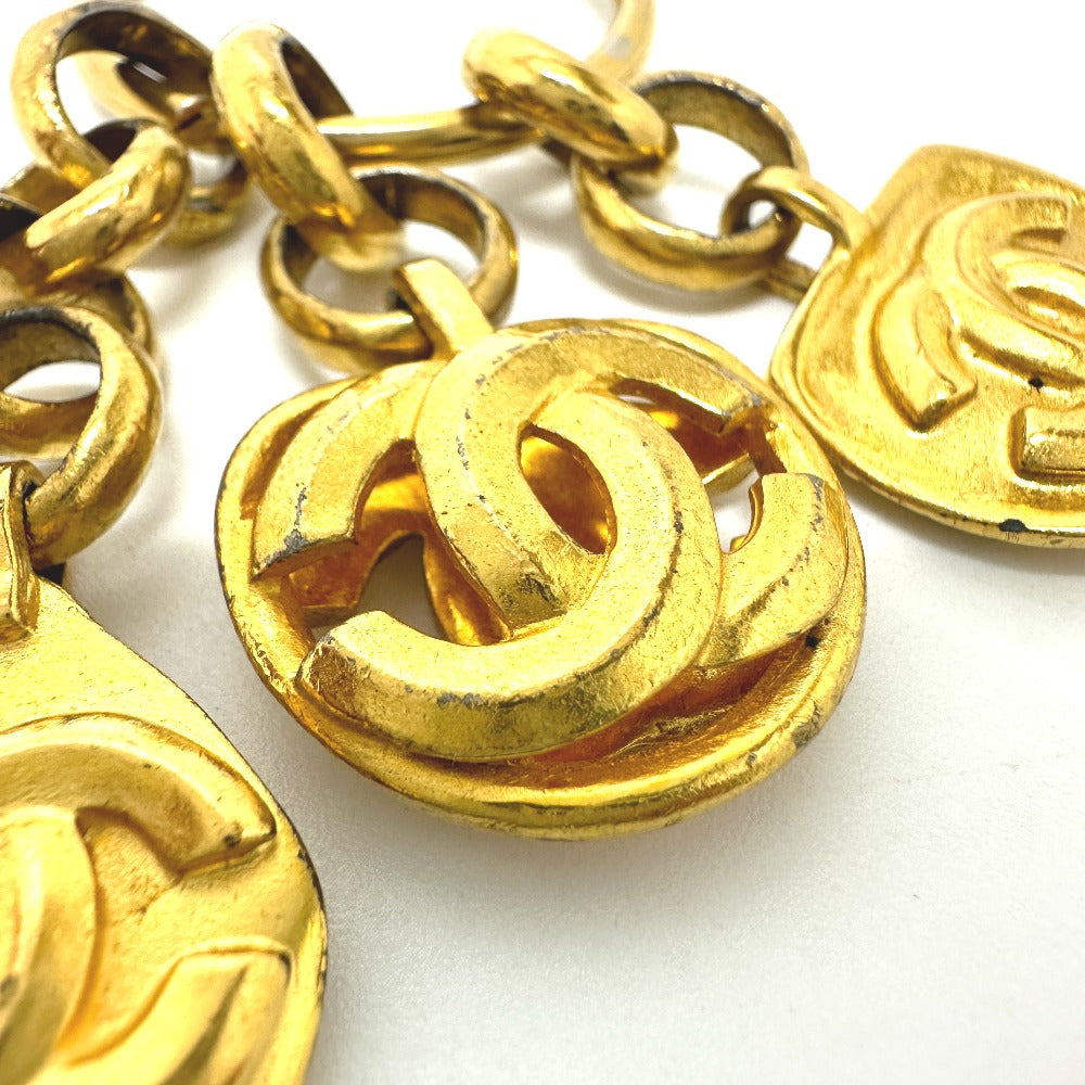 CHANEL charm Gold Plated gold COCO Mark vintage