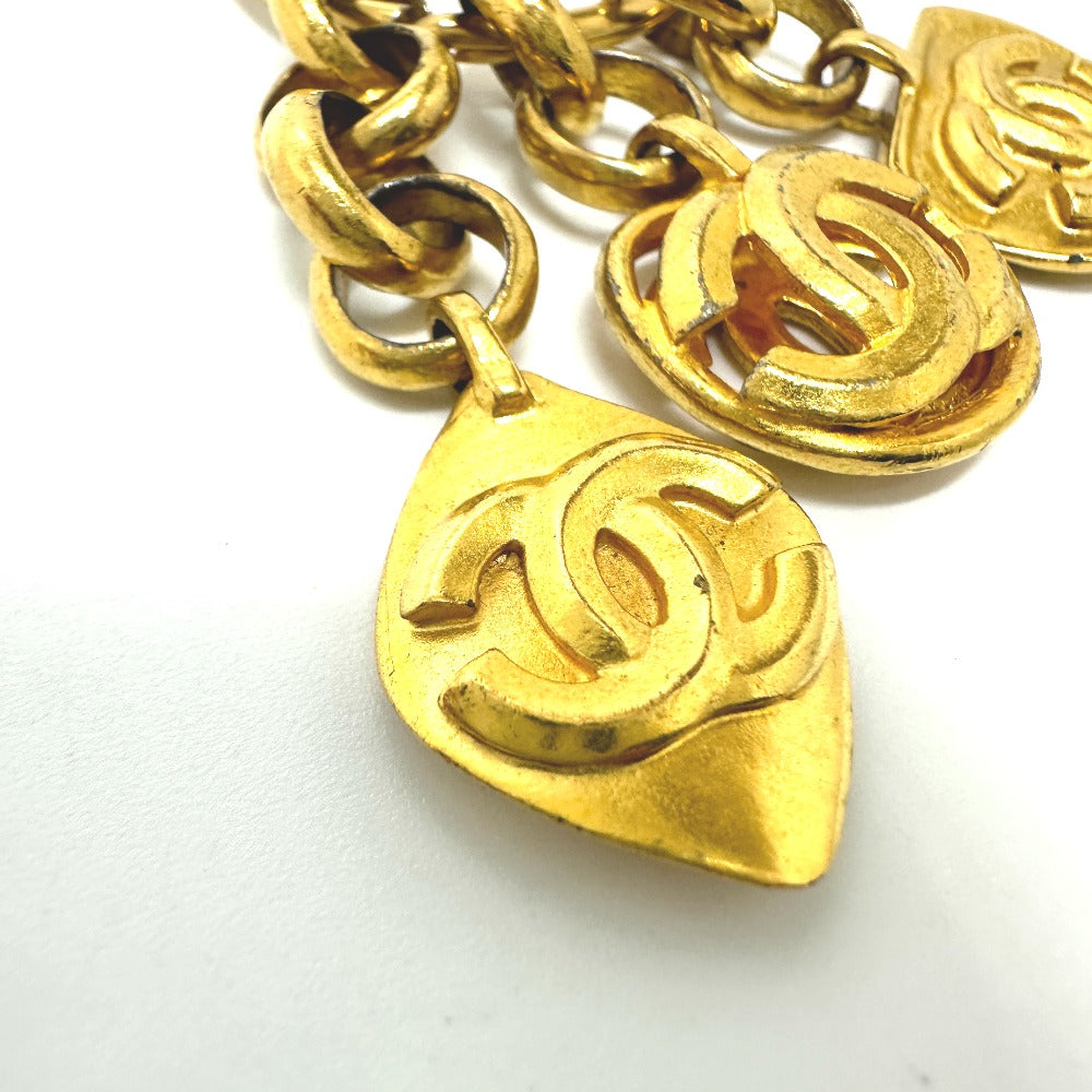 CHANEL charm Gold Plated gold COCO Mark vintage