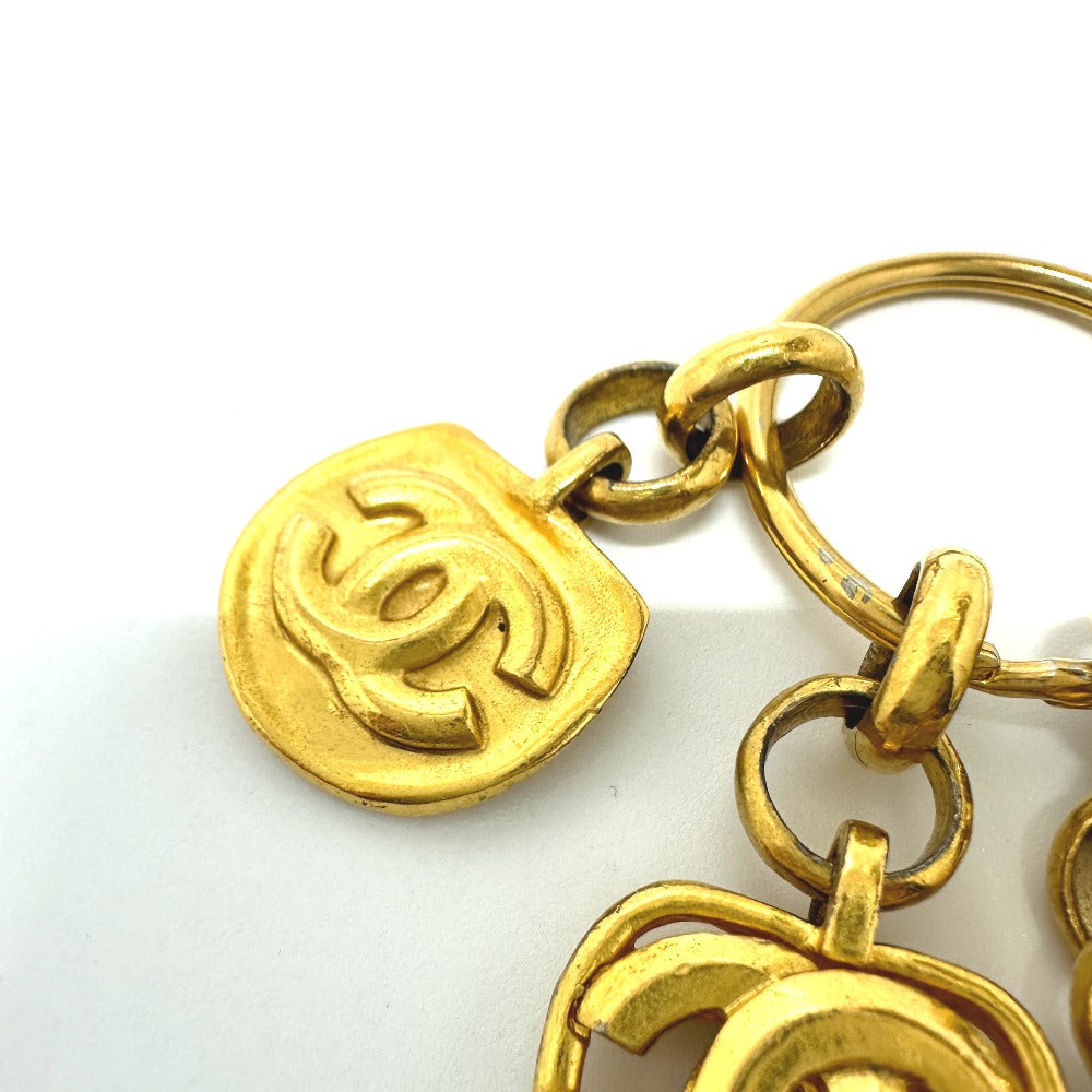 CHANEL charm Gold Plated gold COCO Mark vintage