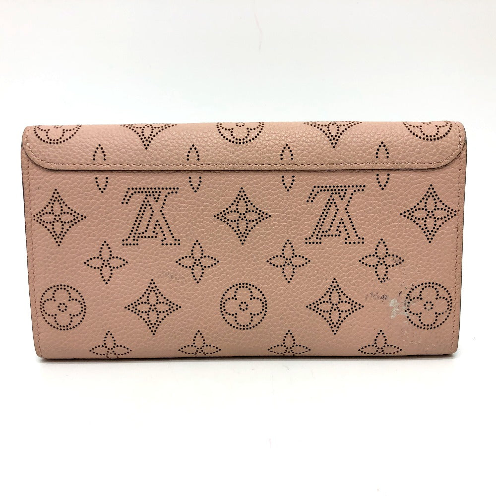 LOUIS VUITTON Long Wallet Purse M60145 Monogram Mahina pink Monogram Mahina Portefeuille Iris