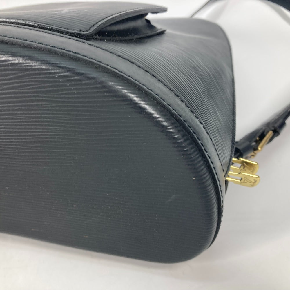LOUIS VUITTON Backpack M52292 Epi Leather black Epi Coblanc