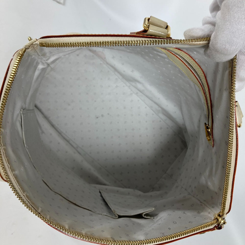 LOUIS VUITTON Handbag M91874 Suhari leather white Suhari LockitMM Women Used Authentic