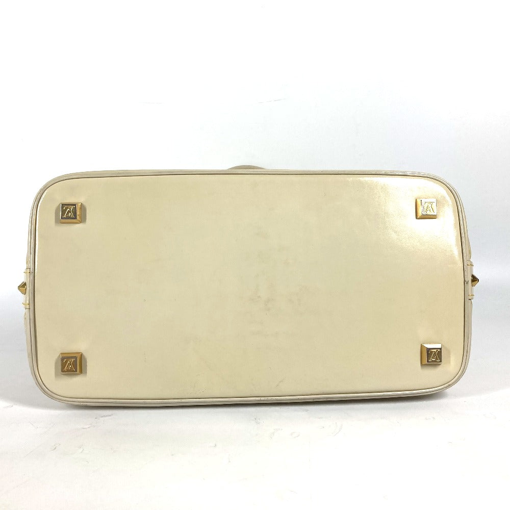 LOUIS VUITTON Handbag M91874 Suhari leather white Suhari LockitMM Women Used Authentic