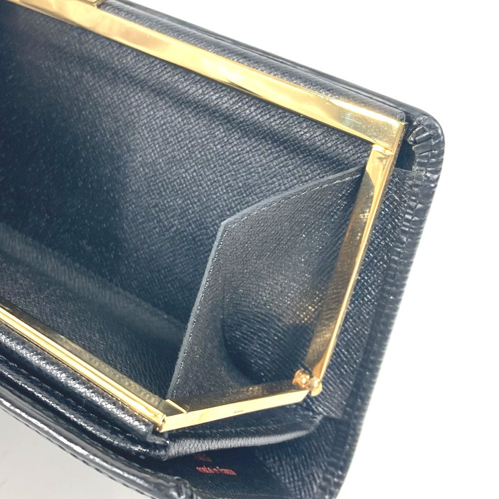LOUIS VUITTON Long Wallet Purse M63252 Epi Leather black Epi Continental Vienova