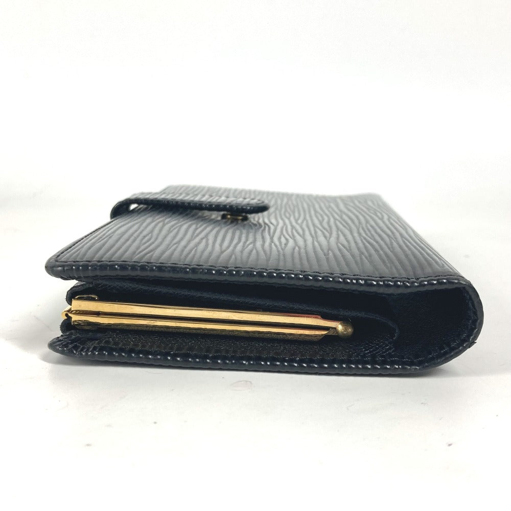 LOUIS VUITTON Long Wallet Purse M63252 Epi Leather black Epi Continental Vienova