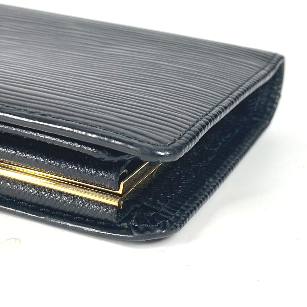LOUIS VUITTON Long Wallet Purse M63252 Epi Leather black Epi Continental Vienova