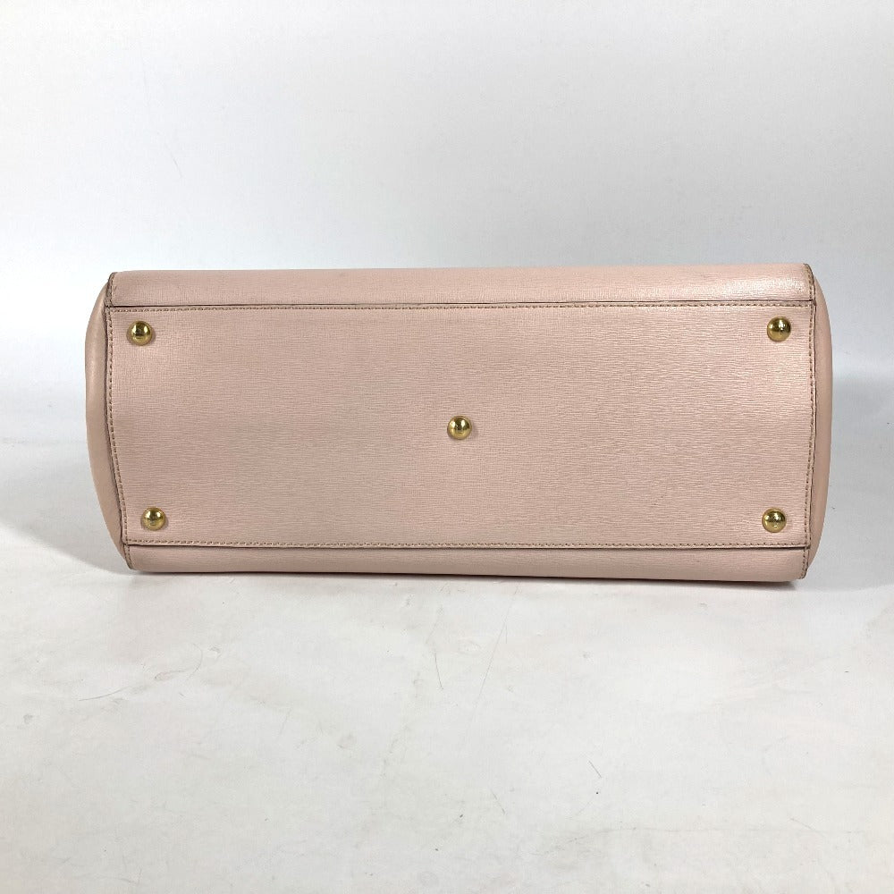 FENDI Shoulder Bag 8BH250 leather beige To joule