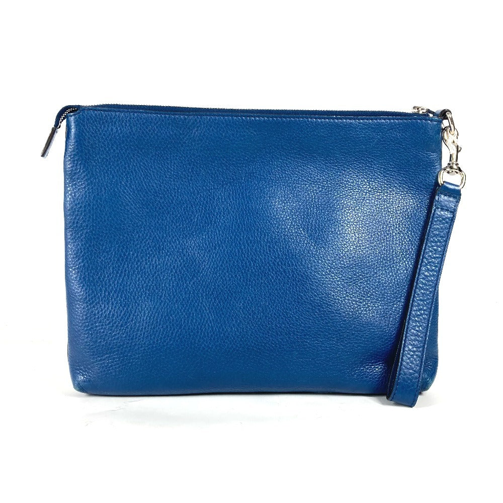 GUCCI business bag 322054 leather blue GG Interlocking G