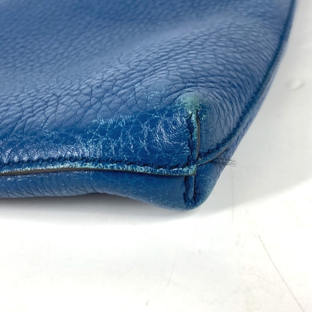 GUCCI business bag 322054 leather blue GG Interlocking G